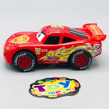 1Pc Diecast McQueen Thrilling Racing Car With Light & Sound
